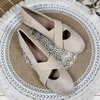 image:imageHee grand Womens Round Toe Cross Elastic Straps Ballet Flats Soft Dancing Shoes Retro Mary Janes Shoes Comfortable Walking Shoes762apricot