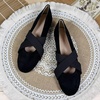 image:imageHee grand Womens Round Toe Cross Elastic Straps Ballet Flats Soft Dancing Shoes Retro Mary Janes Shoes Comfortable Walking Shoes762black