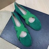 image:imageHee grand Womens Round Toe Cross Elastic Straps Ballet Flats Soft Dancing Shoes Retro Mary Janes Shoes Comfortable Walking Shoes762grass Green