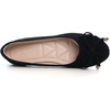 image:imageHee grand Womens Slip On Ballet Flats Cute Flowers Soft Flock Round Toe Flat Shoes1black