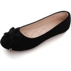 image:imageHee grand Womens Slip On Ballet Flats Cute Flowers Soft Flock Round Toe Flat Shoes1black