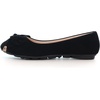 image:imageHee grand Womens Slip On Ballet Flats Cute Flowers Soft Flock Round Toe Flat Shoes1black