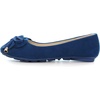 image:imageHee grand Womens Slip On Ballet Flats Cute Flowers Soft Flock Round Toe Flat Shoes1blue