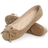 image:imageHee grand Womens Slip On Ballet Flats Cute Flowers Soft Flock Round Toe Flat Shoes1khaki