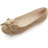 image:imageHee grand Womens Slip On Ballet Flats Cute Flowers Soft Flock Round Toe Flat Shoes1khaki