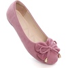 image:imageHee grand Womens Slip On Ballet Flats Cute Flowers Soft Flock Round Toe Flat Shoes1pink