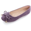 image:imageHee grand Womens Slip On Ballet Flats Cute Flowers Soft Flock Round Toe Flat Shoes1purple