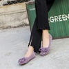 image:imageHee grand Womens Slip On Ballet Flats Cute Flowers Soft Flock Round Toe Flat Shoes1purple