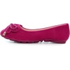 image:imageHee grand Womens Slip On Ballet Flats Cute Flowers Soft Flock Round Toe Flat Shoes1rose