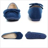 image:imageHee grand Womens Slip On Ballet Flats Cute Flowers Soft Flock Round Toe Flat Shoes2blue