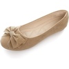 image:imageHee grand Womens Slip On Ballet Flats Cute Flowers Soft Flock Round Toe Flat Shoes2khaki