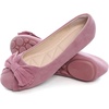 image:imageHee grand Womens Slip On Ballet Flats Cute Flowers Soft Flock Round Toe Flat Shoes2pink
