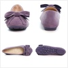 image:imageHee grand Womens Slip On Ballet Flats Cute Flowers Soft Flock Round Toe Flat Shoes2purple
