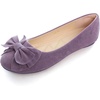 image:imageHee grand Womens Slip On Ballet Flats Cute Flowers Soft Flock Round Toe Flat Shoes2purple