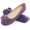 image:imageHee grand Womens Slip On Ballet Flats Cute Flowers Soft Flock Round Toe Flat Shoes2purple