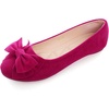 image:imageHee grand Womens Slip On Ballet Flats Cute Flowers Soft Flock Round Toe Flat Shoes2rose