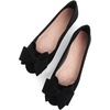 image:imageHee grand Womens Slip On Ballet Flats Cute Flowers Soft Flock Round Toe Flat Shoes493black
