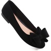 image:imageHee grand Womens Slip On Ballet Flats Cute Flowers Soft Flock Round Toe Flat Shoes493black