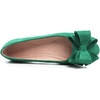 image:imageHee grand Womens Slip On Ballet Flats Cute Flowers Soft Flock Round Toe Flat Shoes493grass Green