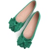 image:imageHee grand Womens Slip On Ballet Flats Cute Flowers Soft Flock Round Toe Flat Shoes493grass Green