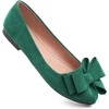 image:imageHee grand Womens Slip On Ballet Flats Cute Flowers Soft Flock Round Toe Flat Shoes493green