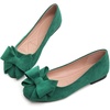 image:imageHee grand Womens Slip On Ballet Flats Cute Flowers Soft Flock Round Toe Flat Shoes493green