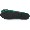 image:imageHee grand Womens Slip On Ballet Flats Cute Flowers Soft Flock Round Toe Flat Shoes493green