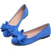 image:imageHee grand Womens Slip On Ballet Flats Cute Flowers Soft Flock Round Toe Flat Shoes493sapphire