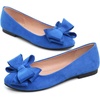 image:imageHee grand Womens Slip On Ballet Flats Cute Flowers Soft Flock Round Toe Flat Shoes493sapphire