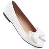image:imageHee grand Womens Slip On Ballet Flats Cute Flowers Soft Flock Round Toe Flat Shoes493white
