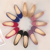 image:imageHee grand Womens Slip On Ballet Flats Cute Flowers Soft Flock Round Toe Flat ShoesBlue