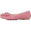 image:imageHee grand Womens Slip On Ballet Flats Cute Flowers Soft Flock Round Toe Flat ShoesPink