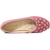image:imageHee grand Womens Slip On Ballet Flats Cute Flowers Soft Flock Round Toe Flat ShoesPink