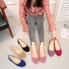 image:imageHee grand Womens Slip On Ballet Flats Cute Flowers Soft Flock Round Toe Flat ShoesPink