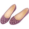 image:imageHee grand Womens Slip On Ballet Flats Cute Flowers Soft Flock Round Toe Flat ShoesPurple
