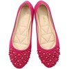 image:imageHee grand Womens Slip On Ballet Flats Cute Flowers Soft Flock Round Toe Flat ShoesRose