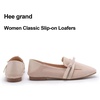 image:imageHee grand Womens Square Toe Flats Faux Suede Casual Womens Flats Comfort SlipOn Loafers Work OfficeAapricot
