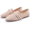 image:imageHee grand Womens Square Toe Flats Faux Suede Casual Womens Flats Comfort SlipOn Loafers Work OfficeAapricot