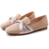 image:imageHee grand Womens Square Toe Flats Faux Suede Casual Womens Flats Comfort SlipOn Loafers Work OfficeBapricot