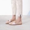 image:imageHee grand Womens Square Toe Flats Faux Suede Casual Womens Flats Comfort SlipOn Loafers Work OfficeBapricot