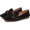image:imageHee grand Womens Square Toe Flats Faux Suede Casual Womens Flats Comfort SlipOn Loafers Work OfficeBblack
