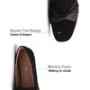 image:imageHee grand Womens Square Toe Flats Faux Suede Casual Womens Flats Comfort SlipOn Loafers Work OfficeBblack