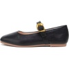 image:imageHee grand Womens Square Toe Mary Jane Shoes Ankle Strap Ballet Flats Comfortable PU Leather Dress ShoesBlack