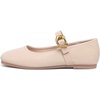 image:imageHee grand Womens Square Toe Mary Jane Shoes Ankle Strap Ballet Flats Comfortable PU Leather Dress ShoesKhaki