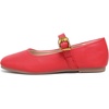 image:imageHee grand Womens Square Toe Mary Jane Shoes Ankle Strap Ballet Flats Comfortable PU Leather Dress ShoesRed