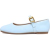 image:imageHee grand Womens Square Toe Mary Jane Shoes Ankle Strap Ballet Flats Comfortable PU Leather Dress ShoesSky Blue