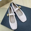 image:imageHee grand Womens Square Toe Mary Jane Shoes Ankle Strap Ballet Flats Comfortable Suede Dress ShoesLight Pink