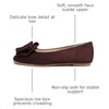 image:imageHee grand Womens Suede Ballet Flats Bow Knot Square Toe SlipOn Flat Shoes Comfortable Casual Work Office Dress ShoesLatte Brown