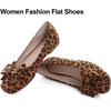 image:imageHee grand Womens Suede Ballet Flats Bow Knot Square Toe SlipOn Flat Shoes Comfortable Casual Work Office Dress ShoesLeopard Brown