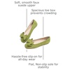 image:imageHee grand Womens Suede Ballet Flats Bow Knot Square Toe SlipOn Flat Shoes Comfortable Casual Work Office Dress ShoesMustard Green